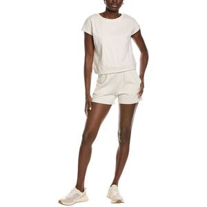 Marion Womens  2Pc Boxy Top & Short Set, Beige